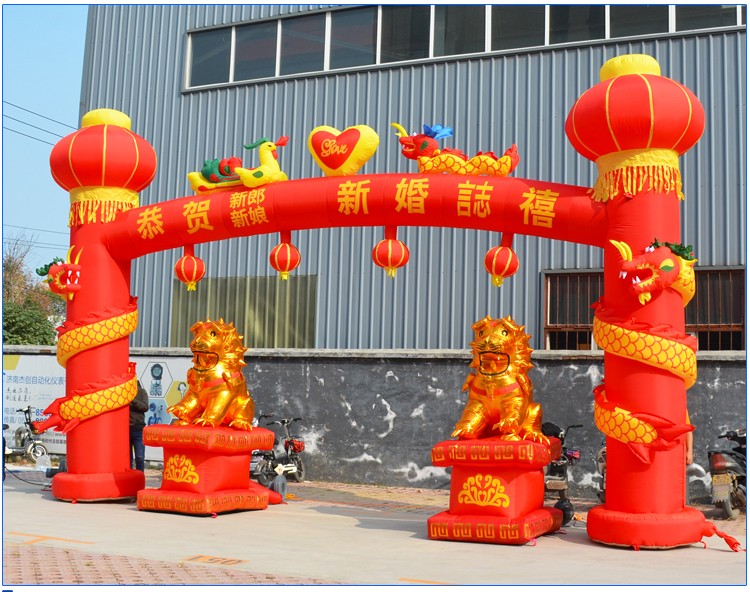 九龙坡节庆充气立柱